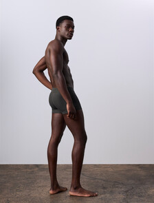 Jung Kook for Calvin Klein Heritage Cotton Monologo Trunk, Peat, hi-res