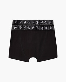 CK ONE BOYS TRUNKS 2 PACK, Pvhblack/Pvhblack, hi-res