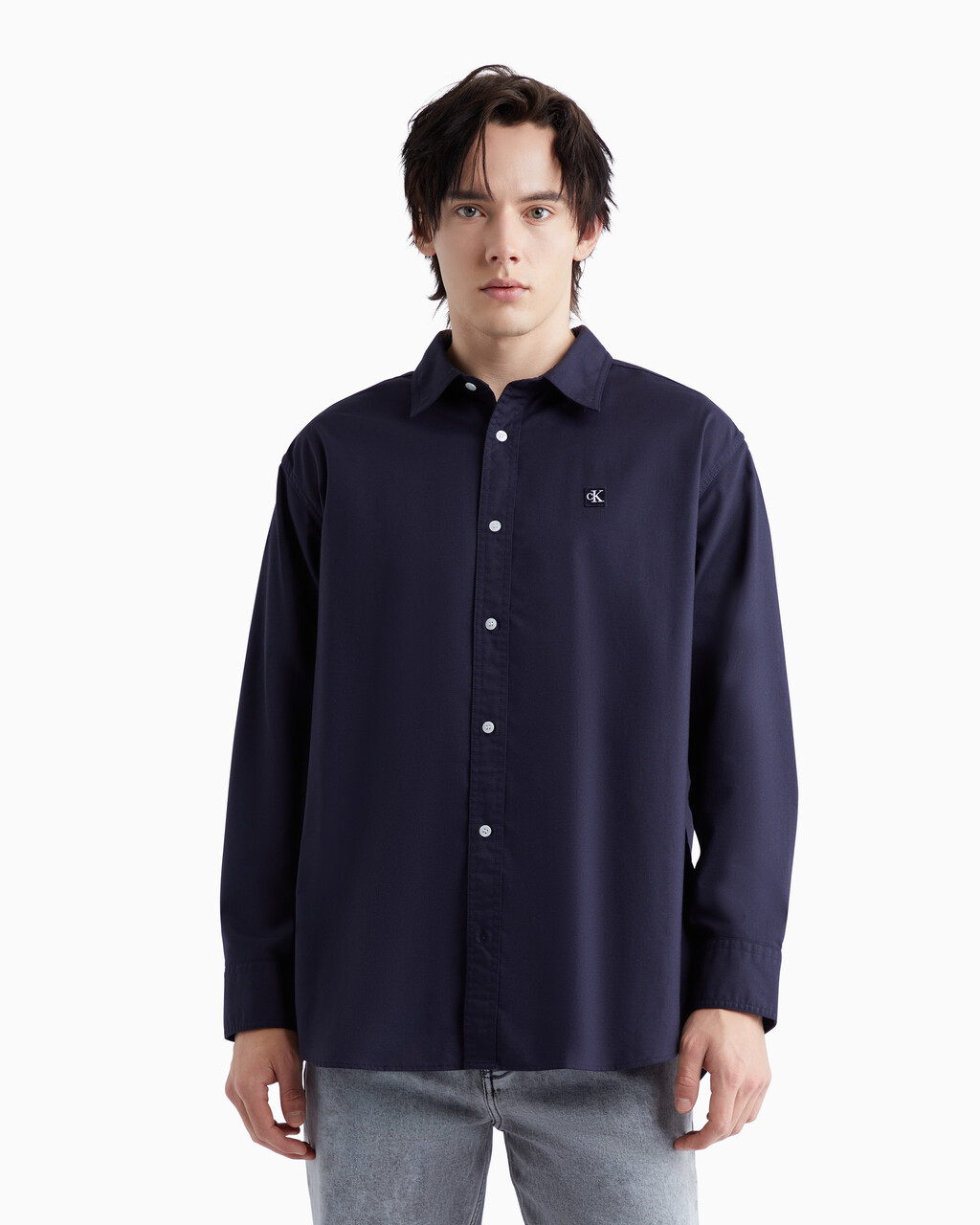 Fast Track Coolmax Oxford Relaxed Shirt, NIGHT SKY, hi-res