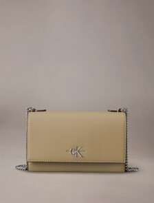 Flap Crossbody Bag With Chain, Crockery, hi-res