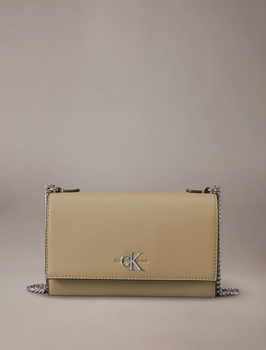Flap Crossbody Bag With Chain