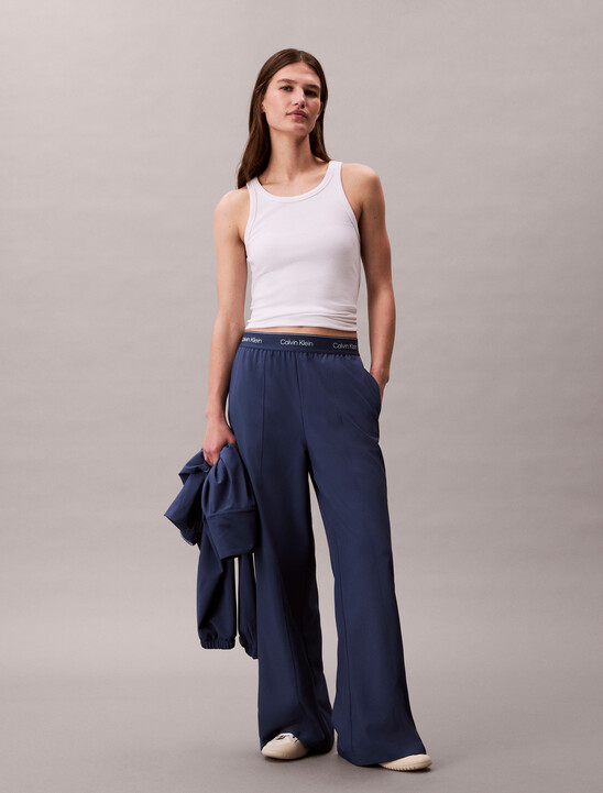 Essentials Wide Leg Track Pants