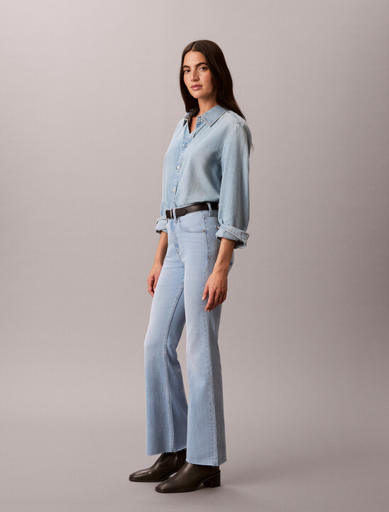 37.5 Asian Fit High Rise Flared Jeans