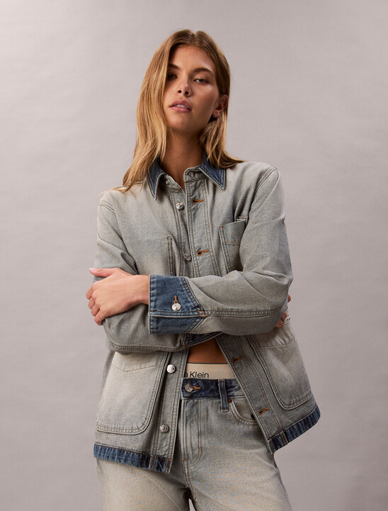 Relaxed Inside Out Denim Jacket