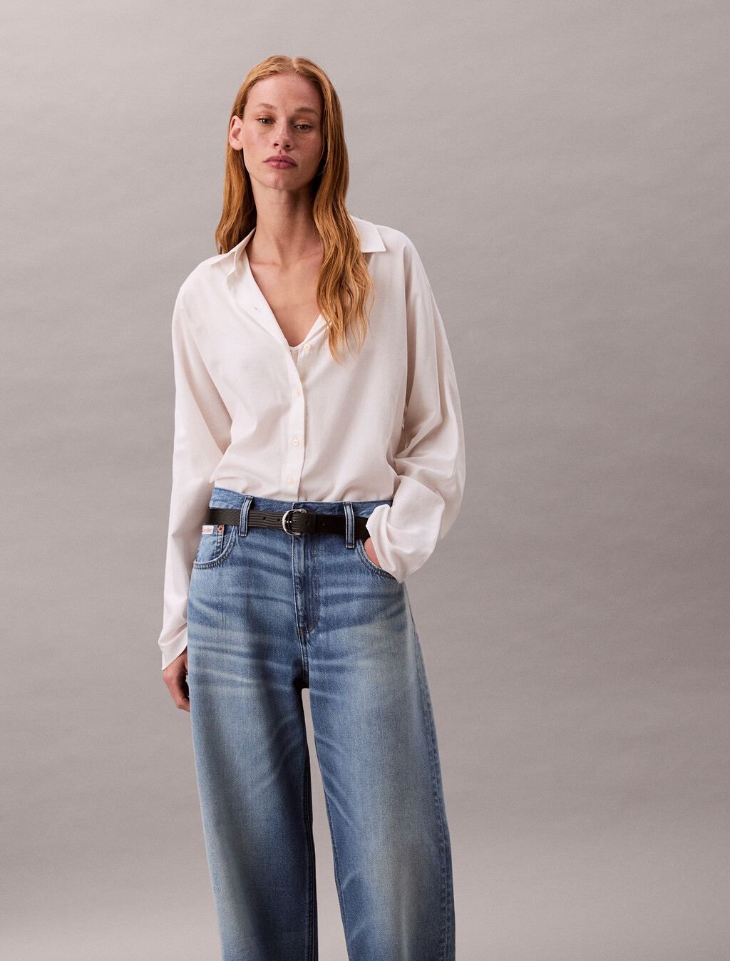 90's Low Rise Baggy Jeans, DIAMOND COVE, hi-res