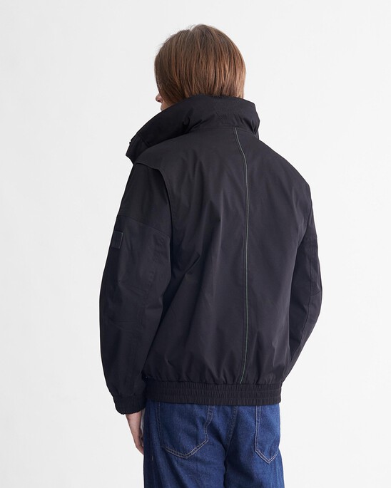 Recycled Field Jacket With Retractable Hood