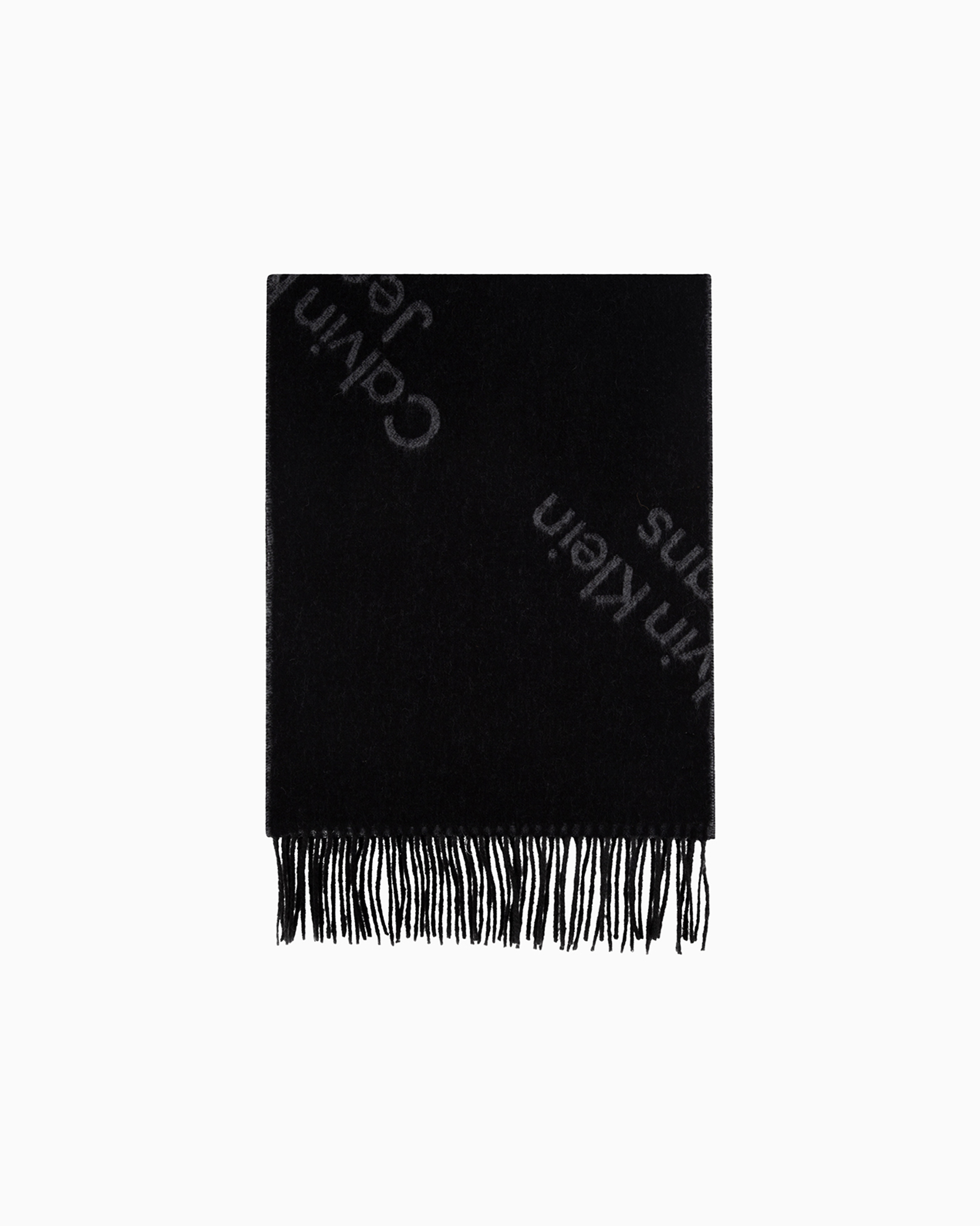 calvin klein black scarf