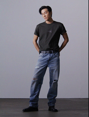 Jung Kook for Calvin Klein Monologo T-Shirt, Peat, hi-res