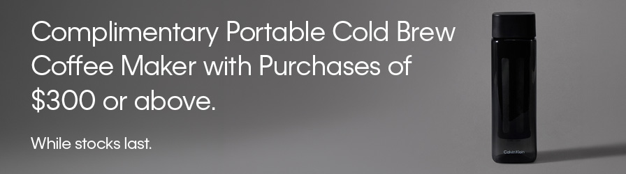 Calvin Klein Complimentary Portable Cold Brew Coffee Maker